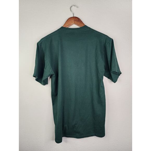 Vintage WWJD Shirt Tee What Would Jon Do Question Retro Casual Green 1990s M - Picture 4 of 6